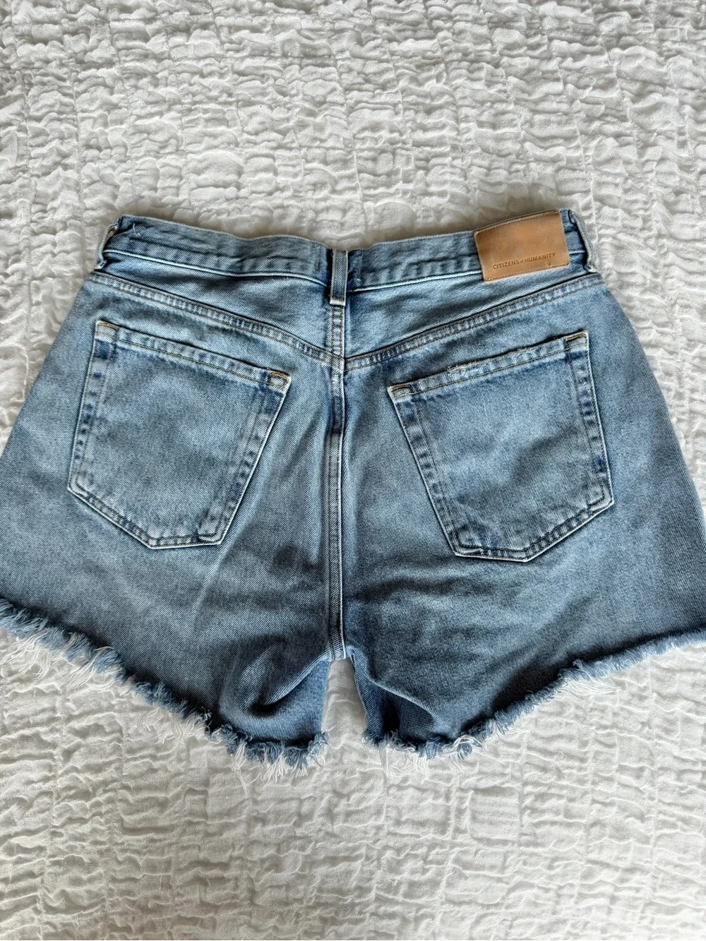 Citizens of Humanity Annabelle Long Shorts Bristol Wash Button Fly 29